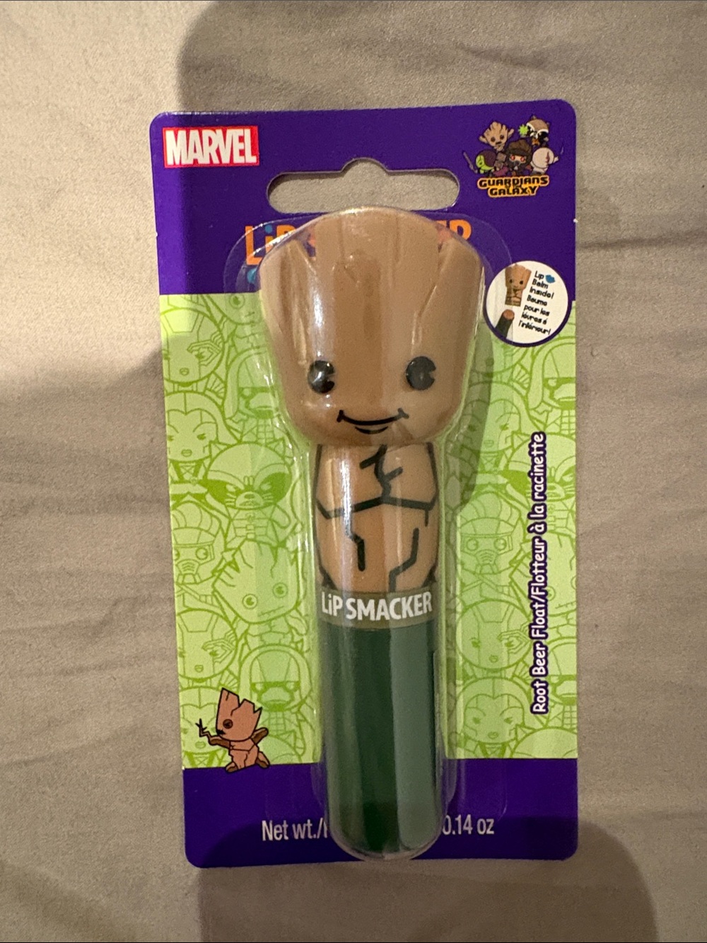 Marvel Groot Lip Smacker Lip Balm - Brown & Green